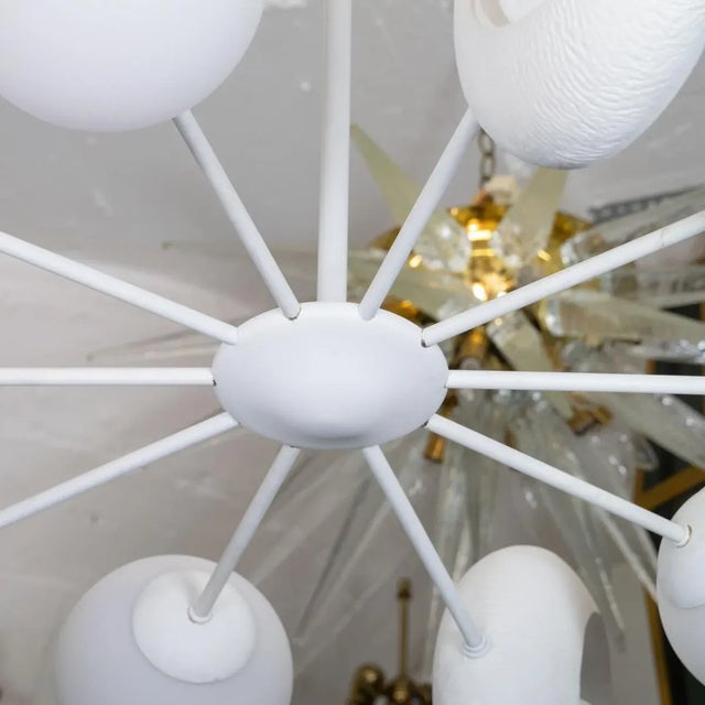 Plaster Moon Chandelier by Spark Interior For Sale - Image 11 of 11