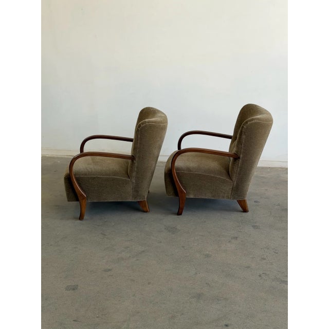 Made to Order: Jacques Lounge Chairs - Pair For Sale In Los Angeles - Image 6 of 18