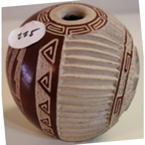 Vintage Native American Vessel With Unique 6-Legged Creature by Tom Polacca (Nampeyo) For Sale - Image 4 of 7