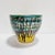 Forest Green Vintage Bohemian Ceramic Planter in Green and Lemon Yellow, 1950s For Sale - Image 8 of 11