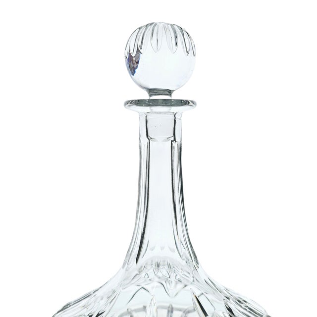 Marquis by Waterford Brookside Irish Cut Crystal Ship’s Captain Decanter For Sale - Image 10 of 12