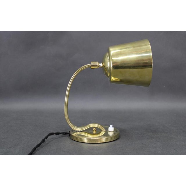 Adjustable Brass Table Lamps, Czechoslovakia, 1930s, Set of 2 For Sale - Image 6 of 13
