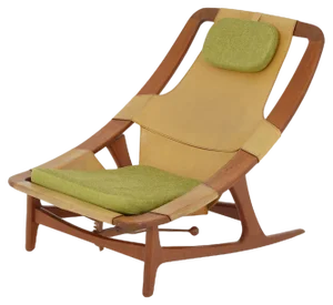 Scandinavian Holmenkollen Lounge Chair by Arne Tidemand Ruud