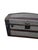 Antique Fitted Embossed Tin Dome Top Humpback Steamer Travel Trunk Chest For Sale - Image 12 of 18
