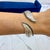 John Hardy Bamboo 925 Silver 1.40ctw Black Sapphires Flex Cuff Bangle Bracelet For Sale - Image 9 of 9