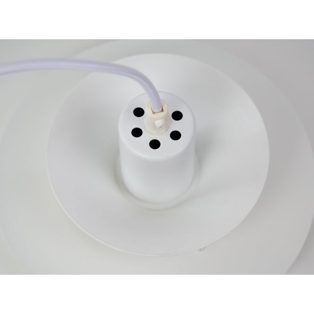 Metal Vintage Danish Verona Pendant Lamp by Kurt Wiborg for Jeka, 1980s For Sale - Image 7 of 10
