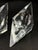 Baccarat 1950s Pair Baccarat Diamond Crystal Ashtrays For Sale - Image 4 of 8