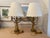 Early 20th Century Pair of Vintage English Brass Trophy Form Winged Urn Lamps For Sale - Image 5 of 16
