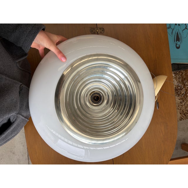 Black and White Ceiling Lamp by Achille Castiglioni for Flos, 1970s For Sale - Image 16 of 18