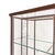 Large Antique Metal Museum Display Cabinet with Curved Glass, 1890s For Sale - Image 15 of 18