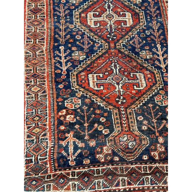 Antique Shiraz Rug, 1920s For Sale - Image 9 of 18