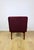 Vintage Loft Armchair in Burgundy Wine Velvet, 1970s For Sale - Image 6 of 12