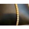 Round Diamond Line Tennis Bracelet in Yellow Gold 3.85 Carat, 14 K Yellow Gold For Sale - Image 16 of 18