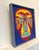 Vibrant Geometric Portrait by Chicago Imagist Errol Ortiz For Sale - Image 4 of 4