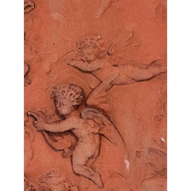 Italian Neoclassical Terracotta Relief Plaque of the Goddess Flora, Circa 1910 For Sale - Image 9 of 12