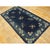 1920s Navy Blue Floral Oriental Antique Chinese Peking Small Rug 3' X 5' 10'' For Sale - Image 4 of 10