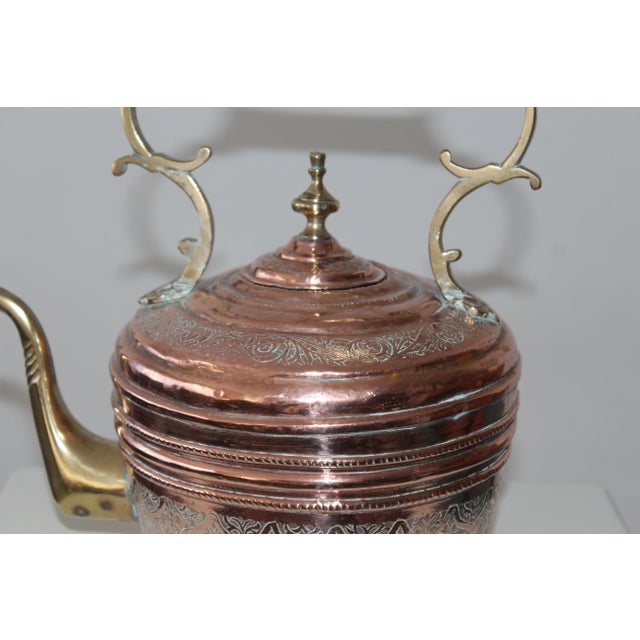 Large Copper Kettle Teapot For Sale - Image 3 of 18