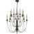 Erika Two-Tier Chandelier in Aged Iron Designer: Thomas O'Brien Canopy: 5" Round Mounting: Chain Shade Detail: No Option...