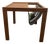 Mid-Century Modern Danish Teak & Canvas Magazine Sling Side Table by BL-Møbler For Sale