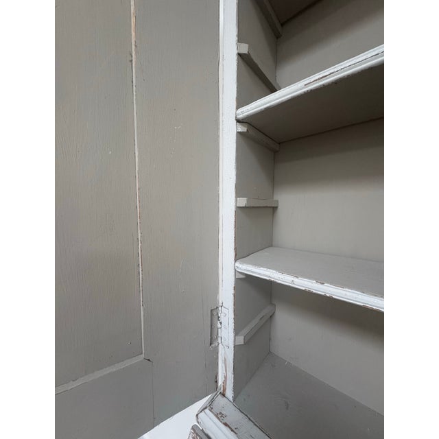Light Gray Antique Gustavian Swedish Secretary For Sale - Image 8 of 12
