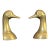 2 Vintage Brass Duck MCM Bookends - Sarreid Ltd. Style For Sale