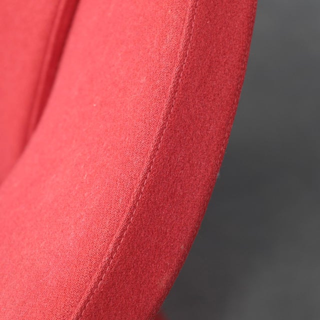 Red Vintage Sculptural Lounge Chair, Italy, 2000s For Sale - Image 8 of 9
