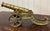 Vintage English Brass Minature Model Cannon & Carriage For Sale - Image 15 of 18