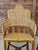 Vintage French-Style Rattan Bistro Side Arm Chairs With Handwoven Cane – Pair For Sale - Image 9 of 12