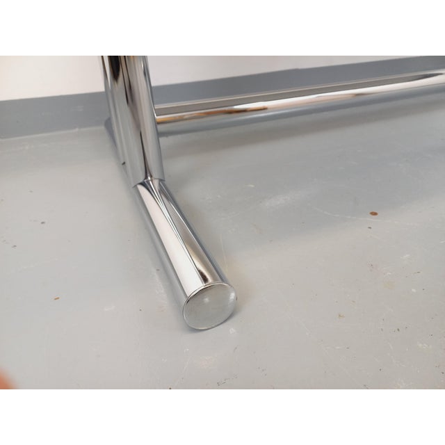 Vintage Desk in Walnut and Chrome Metal, 1970s For Sale - Image 17 of 18