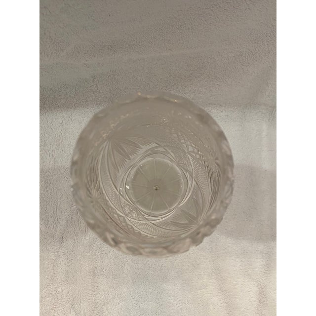 Mid 19th Century American Brilliance Period Vase For Sale - Image 4 of 7