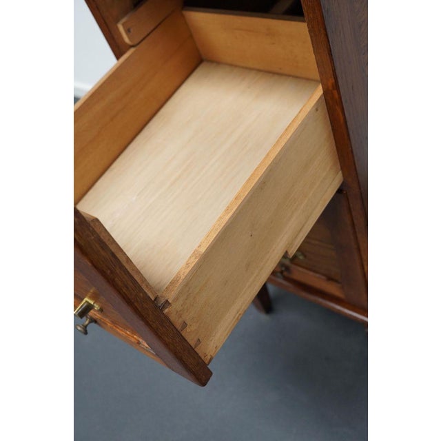French Oak Apothecary Cabinet / Filing Cabinet, 1920s For Sale - Image 12 of 16