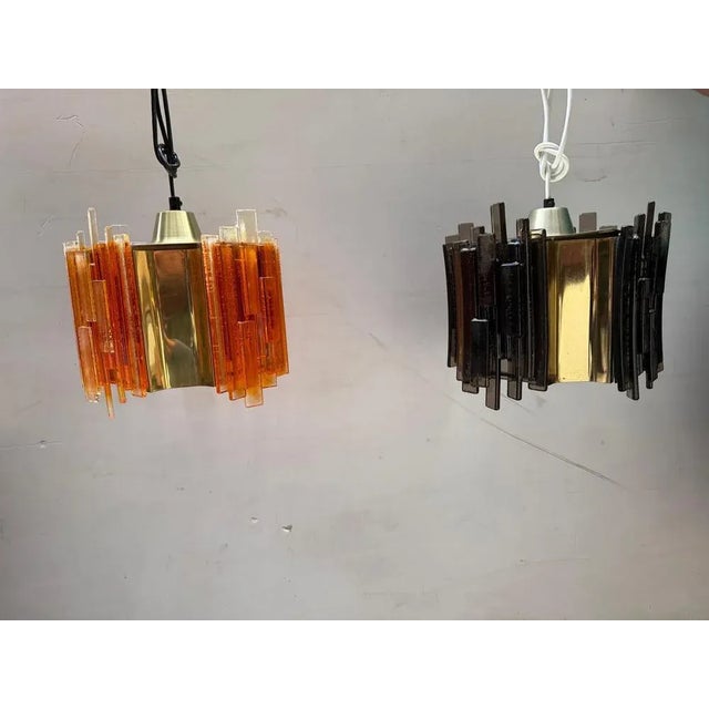 Danish Pendant Lamps by Claus Bolby, 1960s, Set of 2 For Sale - Image 10 of 17