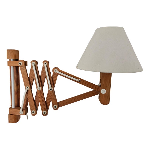 Mid-Century Modern Swedish Scissor Wall Lamp from Ikea, 1979 For Sale