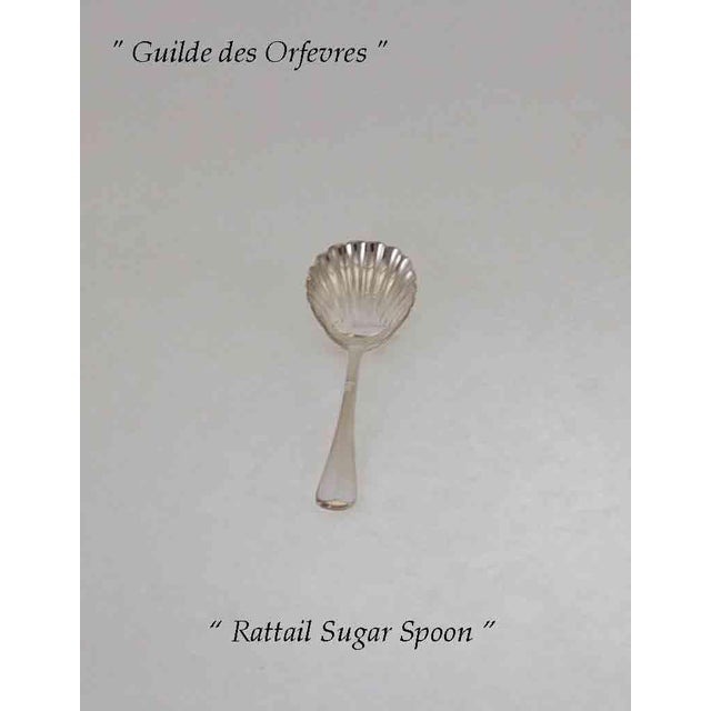 1990s New 1990s Sheffield Finest Rattail Pattern Flatware Set for 12- 66 Pieces For Sale - Image 5 of 13