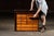 This compact 16-drawer flat file cabinet combines form and function with early industrial character. The case is crafted...