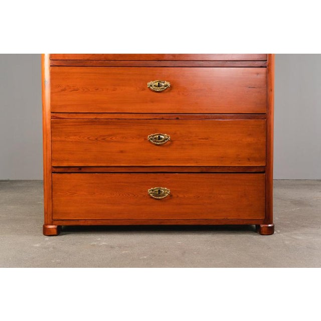 Biedermeier Style Chest of Drawers with Secretary, Early 19th Century For Sale - Image 10 of 18