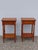 Pair of bedside tables - set of two that can also be used as occasional furniture. Light wood. Equipped with one drawer....