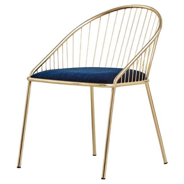 Agora Gold Chair by Pepe Albargues For Sale