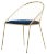 Agora Gold Chair by Pepe Albargues For Sale