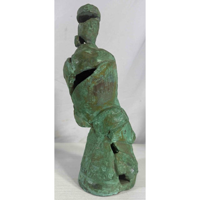 Abstract bronze sculpture titled "Absolut/Shards" by Herbert Simon. Created in 2001. Part of the artist's "Absolut" series...