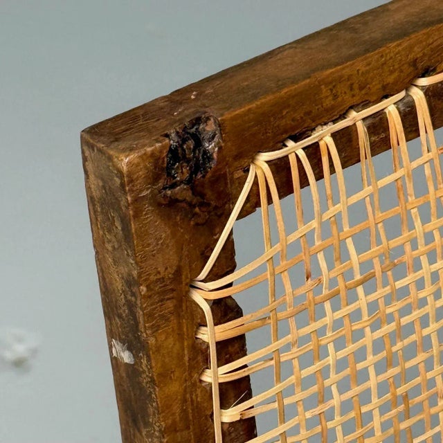 Pierre Jeanneret, French Mid-Century Modern, 12 Box Dining Chairs, Teak, Cane For Sale - Image 12 of 12