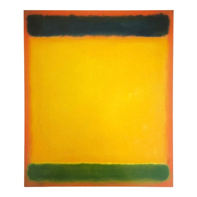 Mark Rothko Lithograph Print Abstract Expressionist Poster " Untitled ( Blue, Yellow, Green on Red ) 1954 For Sale
