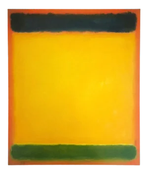 Mark Rothko Lithograph Print Abstract Expressionist Poster " Untitled ( Blue, Yellow, Green on Red ) 1954