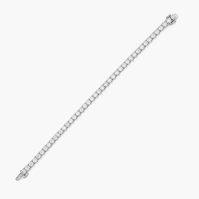 Contemporary 14k Diamond Bracelet For Sale - Image 3 of 3