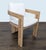 2020s Restoration Hardware Matira Teak Armchair With White Cushions For Sale - Image 5 of 11