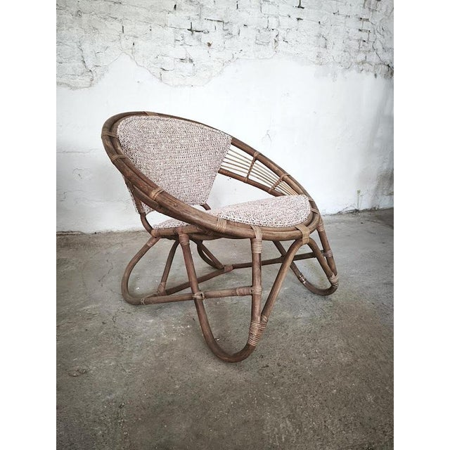 Japanese Imaeda Rattan Lounge Chairs, 1960s, Set of 2 For Sale - Image 6 of 13