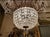 Metal Antique French Crystal Chandelier For Sale - Image 7 of 8