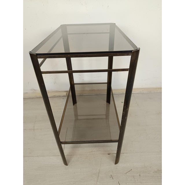 1970s Gold Bronze Side Table, 1970s For Sale - Image 5 of 16