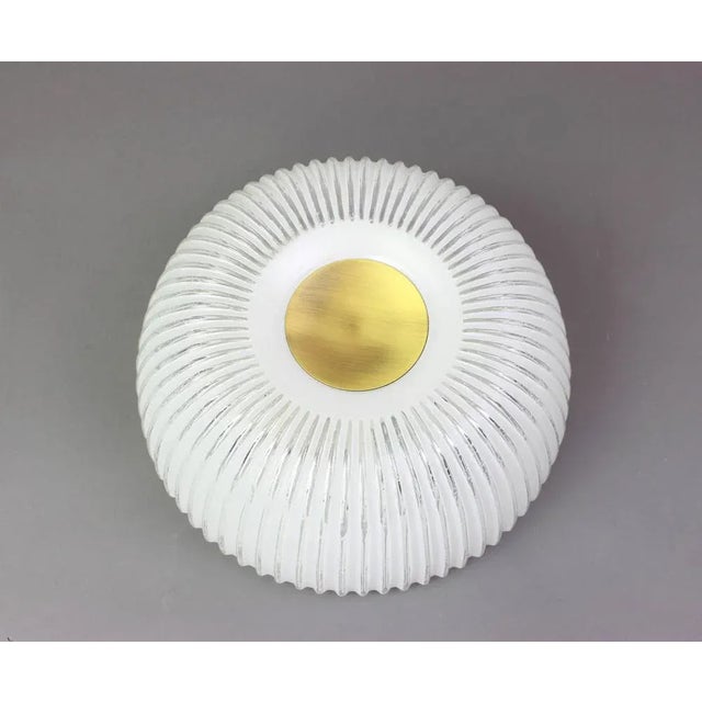 Large Murano Glass Sconce or Flush Mount by Limburg, Germany, 1960s For Sale - Image 3 of 5