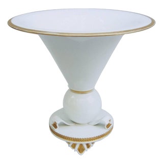 1930s Rosenthal Footed Porcelain Vase For Sale